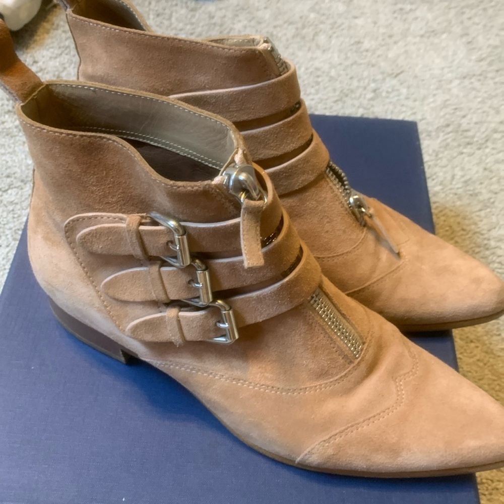 Tabitha Simmons suede booties 38.5